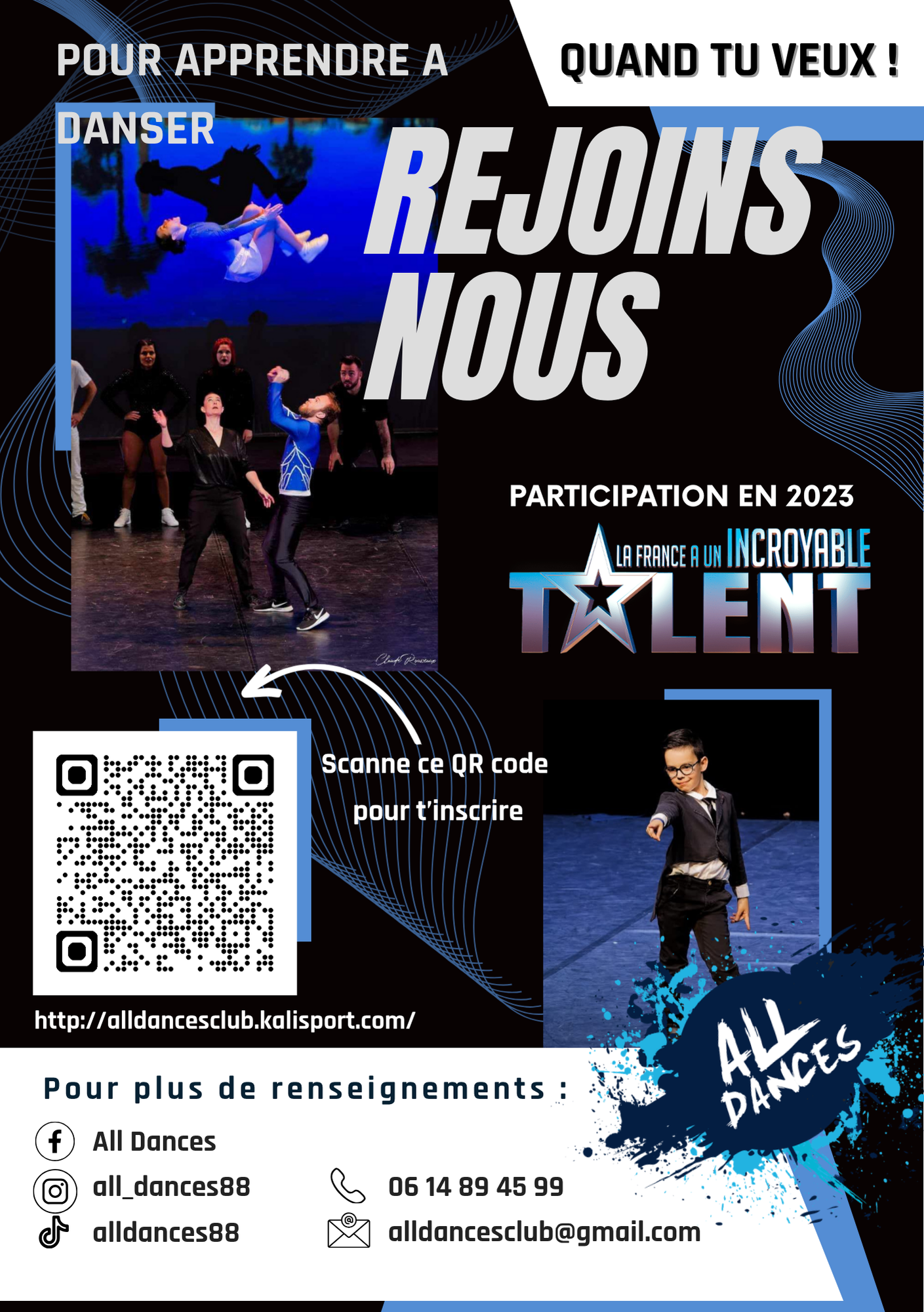 REPRISE DES COURS DE DANSE des ALL DANCES